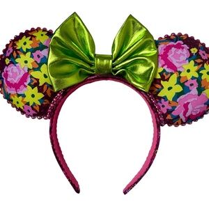 Retro Floral Minnie Ears